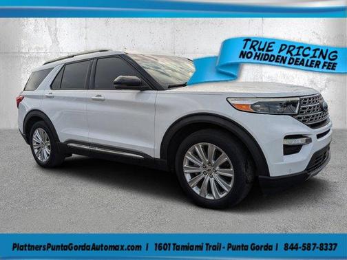 Oxford White 2020 Ford Explorer Limited