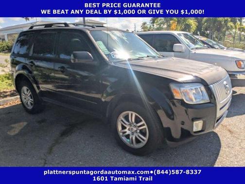 Black 2010 Mercury Mariner Premier