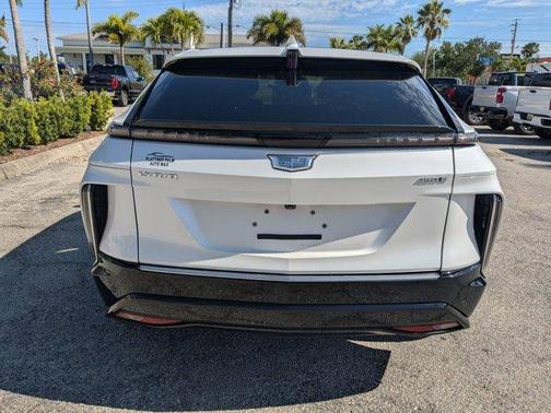 Crystal White Tri-Coat 2024 Cadillac LYRIQ Luxury