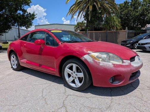 Red 2007 Mitsubishi Eclipse GS