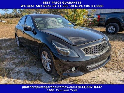 Black Obsidian 2012 INFINITI G37 Journey