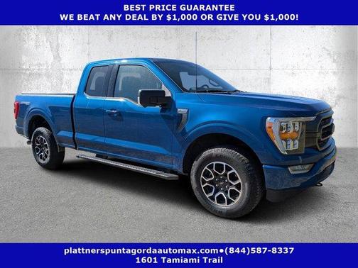 Atlas Blue Metallic 2022 Ford F-150 XLT