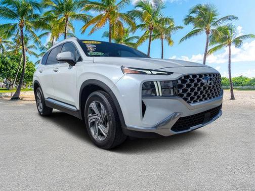 Quartz White 2022 Hyundai SANTA FE SEL