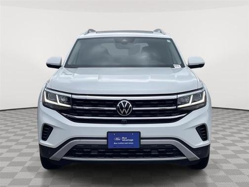Pure White 2021 Volkswagen Atlas 3.6 SEL PREMIUM