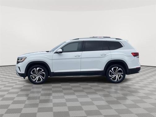Pure White 2021 Volkswagen Atlas 3.6 SEL PREMIUM