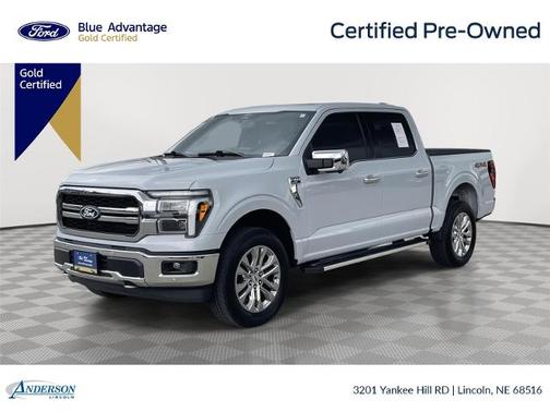 SPACE WHITE METALLIC 2025 Ford F-150 LARIAT
