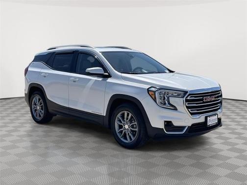 White Frost Tri-Coat 2022 GMC Terrain SLT