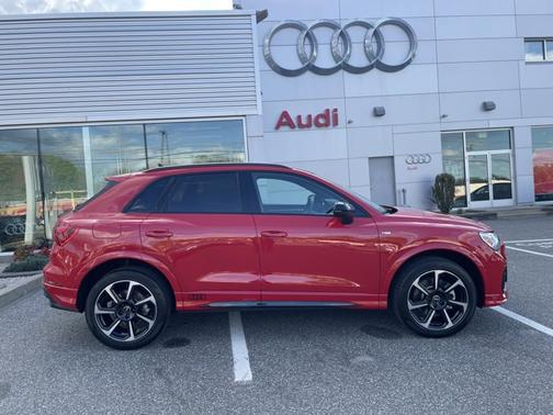 Progressive Red Metallic 2025 Audi Q3 S line Premium Plus