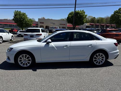 White 2021 Audi A4 Premium