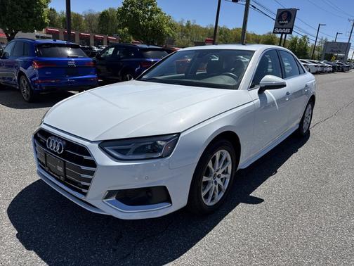 White 2021 Audi A4 Premium
