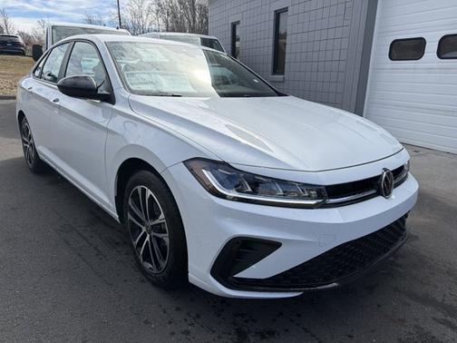 Pure White 2026 Volkswagen Jetta Sport