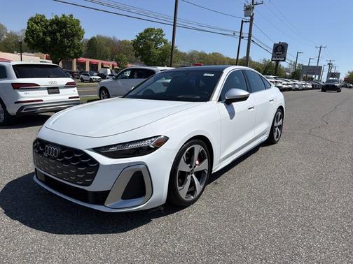 GLACIER WHITE 2025 Audi S5 Premium Plus