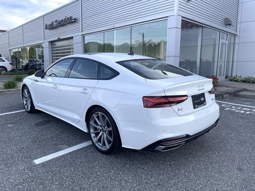 Arkona White 2025 Audi A5 Sportback S line Premium