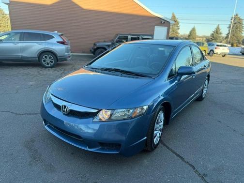 Blue 2009 Honda Civic LX