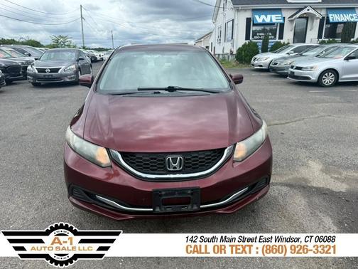 Burgundy 2014 Honda Civic LX