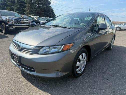 Polished Metal Metallic 2012 Honda Civic LX