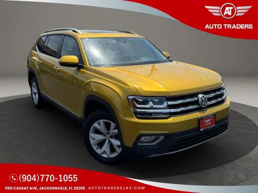 Kurkuma Yellow Metallic 2018 Volkswagen Atlas 3.6L SEL SUV