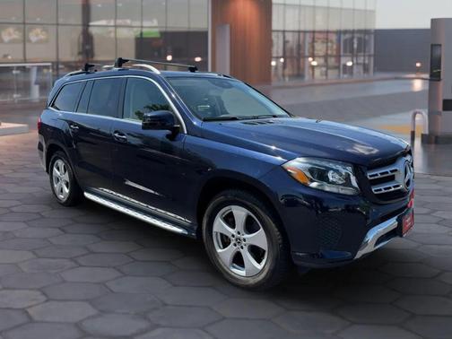 Blue 2017 Mercedes-Benz GLS 450 4MATIC