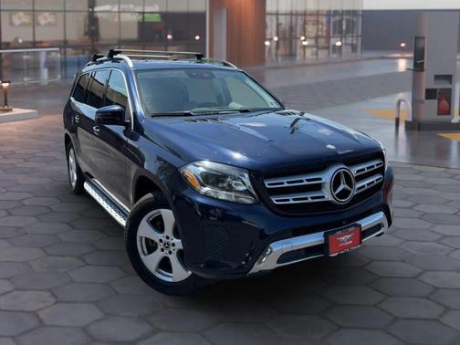 Blue 2017 Mercedes-Benz GLS 450 4MATIC