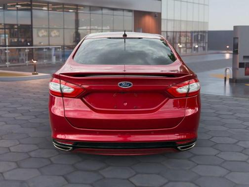 Red 2013 Ford Fusion Titanium