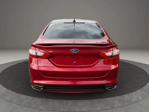Red 2013 Ford Fusion Titanium