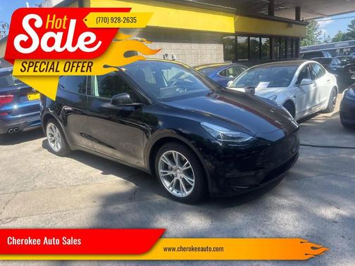 Black 2020 Tesla Model Y Long Range AWD 4dr Crossover