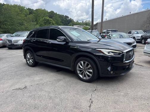 Black 2021 INFINITI QX50 Luxe 4dr Crossover