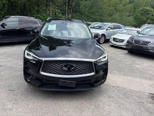Black 2021 INFINITI QX50 Luxe 4dr Crossover