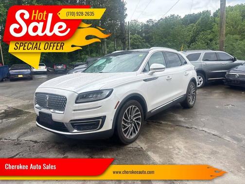 White 2019 Lincoln Nautilus Reserve