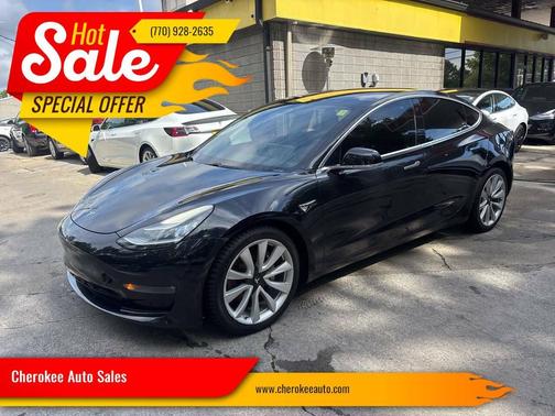 Black 2018 Tesla Model 3 Long Range