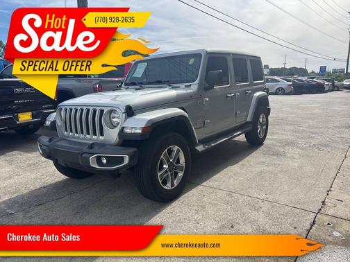 Silver 2022 Jeep Wrangler Unlimited Sahara
