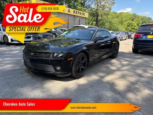 Black 2015 Chevrolet Camaro 1LS