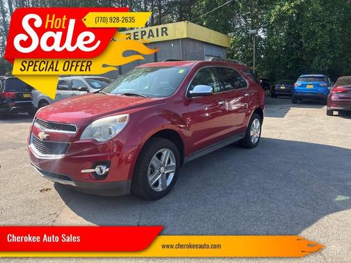 Red 2015 Chevrolet Equinox LTZ