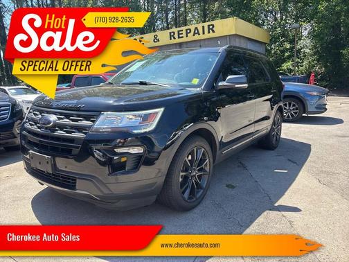 Black 2019 Ford Explorer XLT 4dr SUV