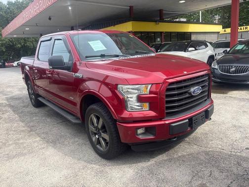 Red 2016 Ford F-150 XLT