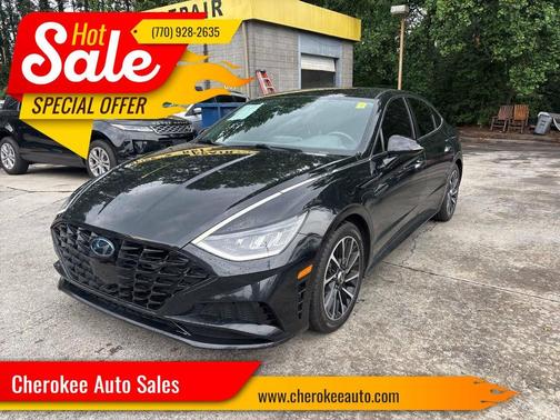 Black 2020 Hyundai SONATA SEL Plus