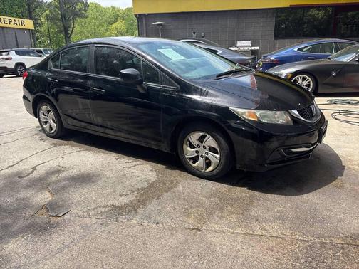 Black 2013 Honda Civic LX