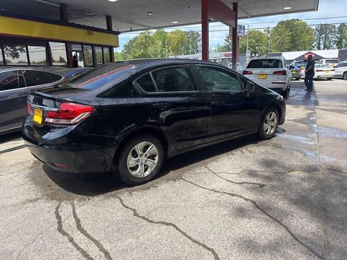 Black 2013 Honda Civic LX