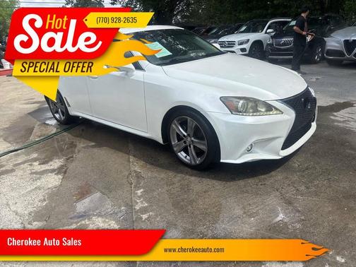 White 2012 Lexus IS 250 Base