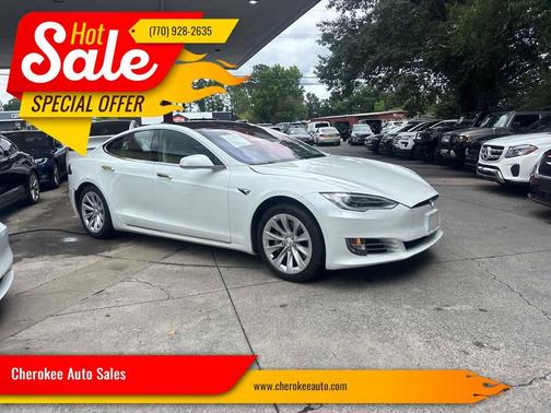 White 2017 Tesla Model S 100D