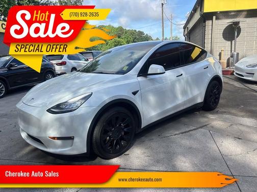 White 2021 Tesla Model Y Long Range AWD 4dr Crossover