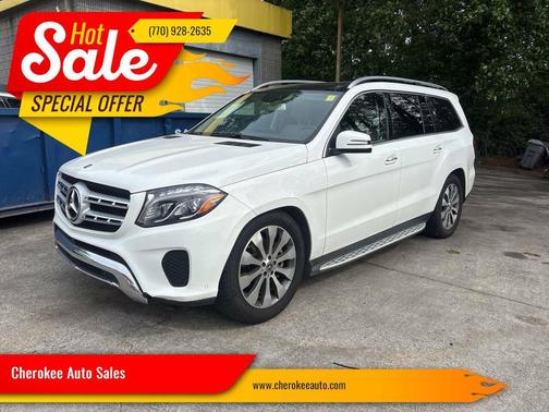 White 2018 Mercedes-Benz GLS 450 4MATIC