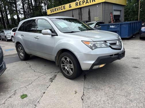 Silver 2009 Acura MDX Technology