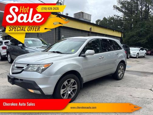 Silver 2009 Acura MDX Technology