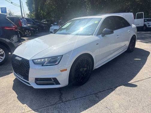 White 2018 Audi A4 2.0T Premium
