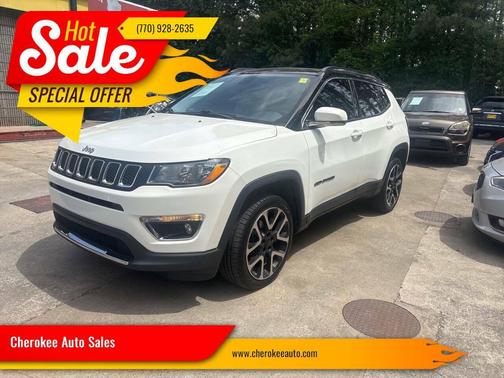 White 2017 Jeep New Compass Limited
