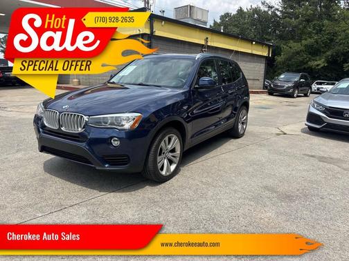 Blue 2016 BMW X3 xDrive28i