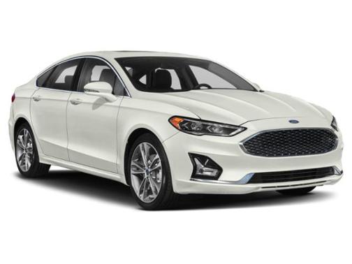 Silver 2020 Ford Fusion Titanium AWD 4dr Sedan