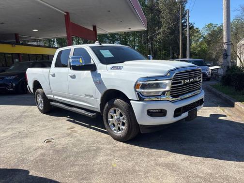 White 2024 RAM 2500 Laramie 4x4 4dr Crew Cab 6.3 ft. SB Pickup