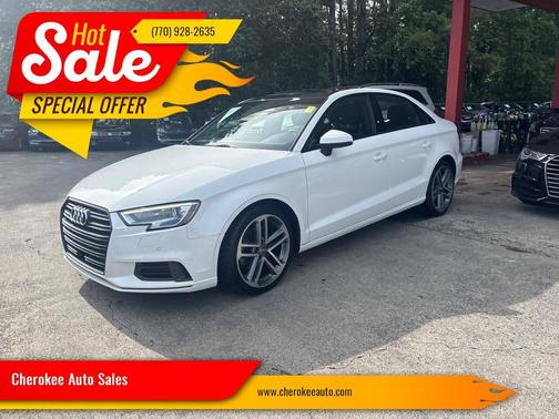 White 2020 Audi A3 Premium